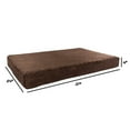 Orthopedic Pet Bed Egg Crate and Memory Foam with Washable Cover