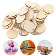 thumbnail image 6 of Arborister 50pcs Round Wood Discs for DIY Crafts & Home Decor - 3cm, 6 of 10
