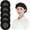 Noir, variante sur MANJIAMEI Casquettes de Serveur Chef en Maille 5 Pcs Chapeaux Élastiques Unisexes pour Serveuse de Restauration Restaurant Cuisine Chapeaux de Cuisine Atelier Filet à Cheveux, Noir