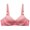 Watermelon Red, variant on Herrnalise Women's Lace Bra Full Coverage thin Section underwear comfortable Wireless Bra