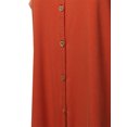 thumbnail image 6 of A2Y Women's Loose Fit Short Sleeve Button Down Front Tie Top Copper S, 6 of 7