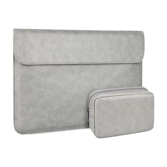 Pitycbo Laptop Sleeve 14 15 inch Lightweight Dustproof Outdoor Cover Soft for Macbooks Gray