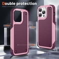 thumbnail image 3 of Decase Heavy Duty Case For Apple iPhone 15 Pro 6.1",Military Grade Drop Protection,Hybrid Anti-Scratch Shockproof Rugged Phone Shell Cover,for Women Men,for iPhone 15 Pro - Rose, 3 of 5