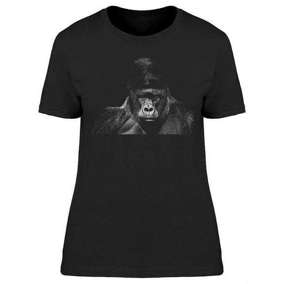 Gorilla. Portrait T-Shirt Women -Image by Shutterstock, Female Small