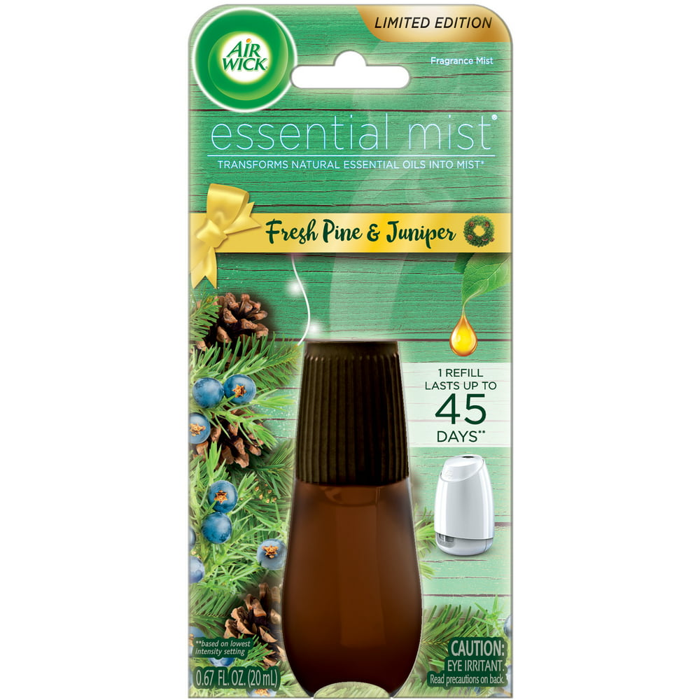 Air Wick Essential Mist Refill, 1 ct, Fresh Pine and Juniper, Essential