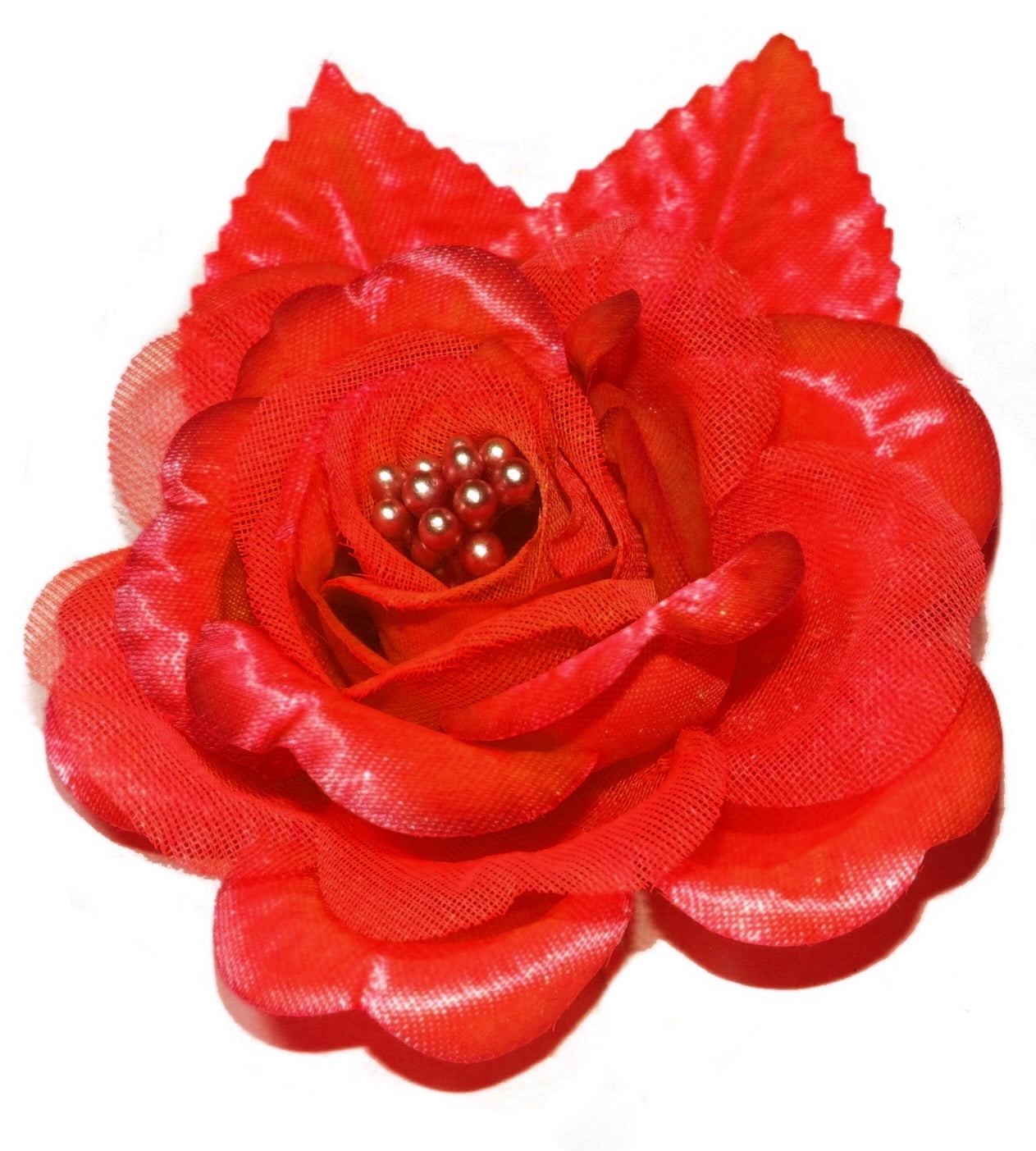 Red 12 Silk Roses Wedding Favor Flower Corsage Pick 