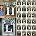 thumbnail image 2 of HYmarket Surname Front Door Wreath - 26 Letter Farmhouse with Eucalyptus Bow-knot, Front Door Welcome Sign, Household Supply, 2 of 8