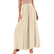 thumbnail image 1 of Pantalones Casuales para Mujer, con Cintura Elástica y Pierna , con Bolsillos. Albaricoque L, 1 of 9
