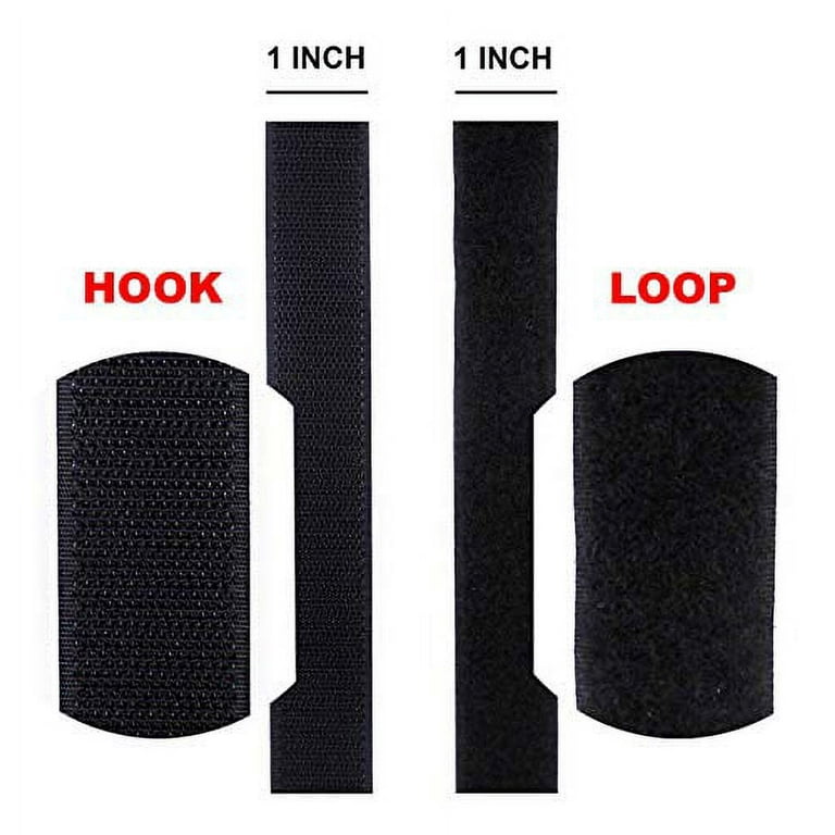 hoppie ブラックラスト一点 Hook and Loop Fastening YKK Sew On - 1