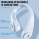 thumbnail image 5 of Ventilador para el cuello, mini portátil, recargable por USB, blanco, 5 of 5
