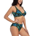 thumbnail image 2 of Rocae Play Game for Bikini Set for Women Two Piece Sexy High Swimsuits Split Crossover Bikini Small, 2 of 9