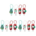 thumbnail image 1 of HLONK 15 pcs 30ML Christmas Series Hand Sanitizer  Cartoon Empty Keychain, 1 of 7