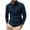 Navy, variant on LpwkSSA Long Sleeve Shirts For Men Turndown Collar Button Pullover Shirts Blouse Slim Fit Casual Regular Fit Business Formal Dress Shirt Sports T-Shirt Blue XL