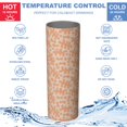 thumbnail image 5 of Camouflage 20 Oz Stainless Steel Skinny Tumbler – Vacuum Insulated Slim Travel Cup with Lid & Stainless Steel Straw, 360° Full Wrap Printed Tumbler for Home, Office & Outdoor Use, 5 of 6