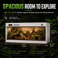 thumbnail image 3 of Large Reptile Terrarium 39x16x16 Inches, Tempered Glass Reptile Enclosure, Ventilated Habitat for Tortoises Ball Pythons(Single Temperature Control), 3 of 10