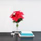 thumbnail image 5 of 1 ramo de flores de decoración de Navidad de Poinsettia de simulación para fiesta, 5 of 5