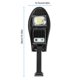 thumbnail image 5 of Luz de jardín LED Lámpara solar impermeable IP65 para camino de patio de jardín (42LED), 5 of 6