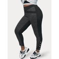 thumbnail image 1 of Pantalones Talla Extra Panel Encaje Rosegal Pantalones de talla grande, 1 of 5