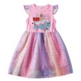 thumbnail image 2 of Bluey Imprimir Niños Niñas Vestido Casual Verano Floral Vestidos Nuevo Partido Princesa De Bola, 2 of 3