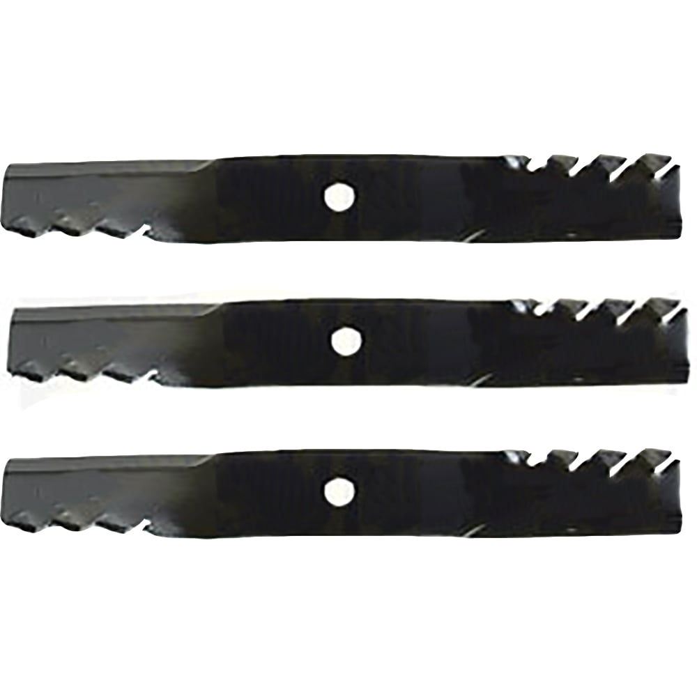 (3) Commercial Mulching Blades Fits John Deere X320 X340 X380 X384 X390
