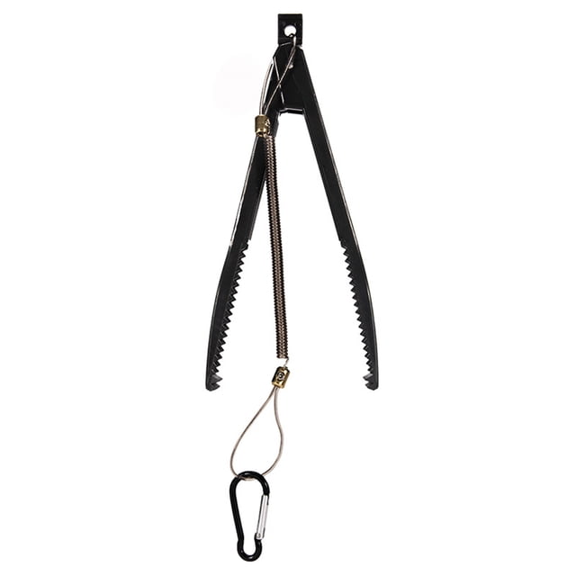 Naiovety Controlador de pesca, pinzas para sedal, pinzas para el cuerpo, bloqueo, portátil, duradero, ABS, aparejos multifuncionales, Pescar Negro