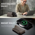 thumbnail image 6 of Magsafe Wallet for iPhone 17/16/15/14/13/12 Pro Max Plus Series, Card Holder Strong Magnetic Vegan PU Leather Wallet Stand with 7 Card Slots, RFID Blocking - Gray, 6 of 18