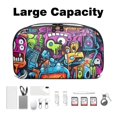 thumbnail image 3 of Graffiti Oxford Cloth Waterproof USB Pouch with Hard Drive Cases, Hard Drive Bag, Charger Storage Organizer, Cable Organizer Clips - 5.9x9.44x3.14 in, 3 of 6