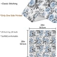 thumbnail image 3 of GZHJMY Blue Rose Flowers Cloth Napkins, Set of 4 20 x Inch Soft & Comfortable Polyester Dinner Napkins for Family, Restaurant, Weddings, Parties, Celebration, Floral, 10x10 Inch, g266513903p381c416s78, 3 of 5