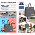 thumbnail image 5 of Box Lunch Con Topper Y Cubiertos Capacidad 1100ml+lunchbolsa Rosa, 5 of 5