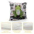 thumbnail image 4 of COMIO  Frog Pillow Covers Just A Girl Who Loves Frogs Pillow Cases,Frogs Throw Pillow Covers,Frogs Lover Gifts,Frog Stuff, 4 of 5