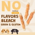 thumbnail image 3 of ASMPET Chicken Jerky Wrapped Biscuits Stick Dog Treats, Soft Chewy Rawhide Free Dog Chews for Small Medium Large Dogs, 10.6oz, 3 of 9