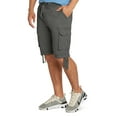 thumbnail image 2 of 9 Crowns Men's Cargo Jogger Casual Shorts (Large, Charcoal), 2 of 3
