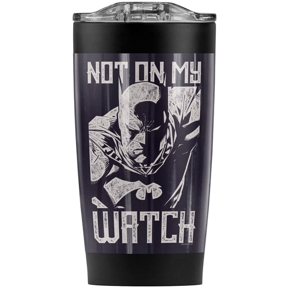 Batman Watch Stainless Steel Tumbler 20 oz Coffee Travel Mug/Cup, Vacuum Insulated & Double Wall with Leakproof Sliding Lid | Great for Hot Drinks and Cold Beverages