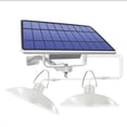 thumbnail image 1 of Solar Double Heads Retro Ceiling Lamp Landscape Patio New Village Corridor IP65 LED Light Black/White Shell White/Warm White Light Color, 1 of 7