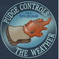 thumbnail image 2 of Men's Lilo & Stitch Pudge Controls the Weather Long Sleeve Shirt Navy Blue Medium, 2 of 4