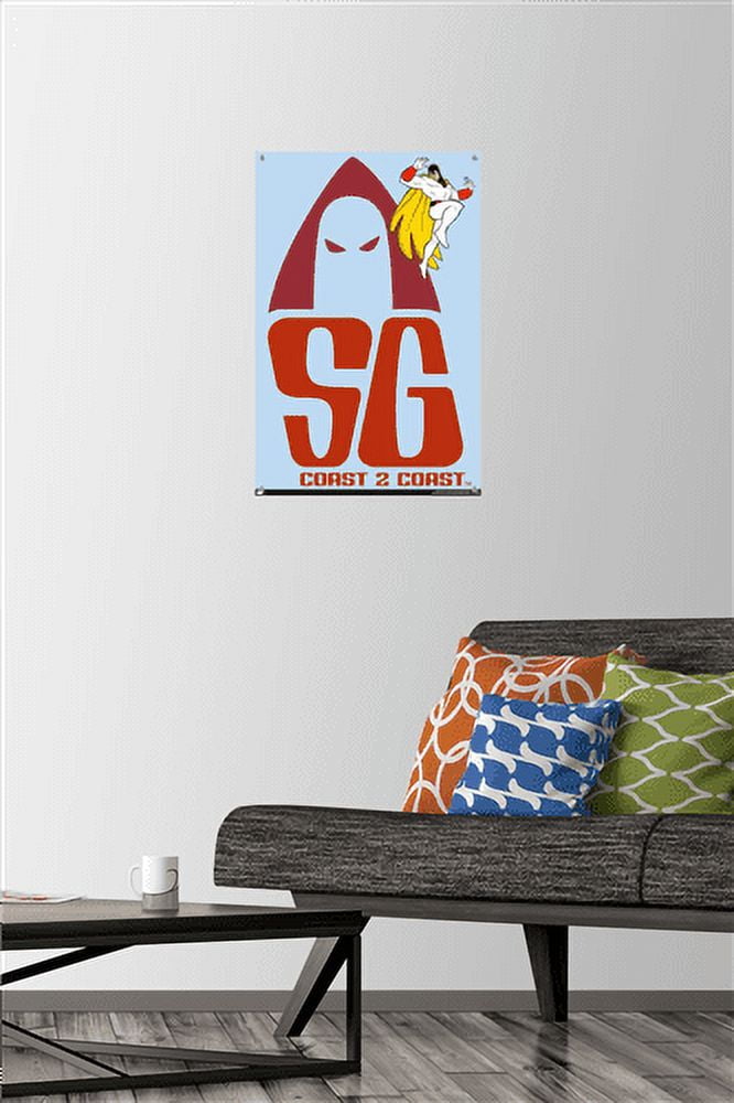 Space Ghost Coast to Coast - Logo Wall Poster with Pushpins, 14.725" x 22.375"
