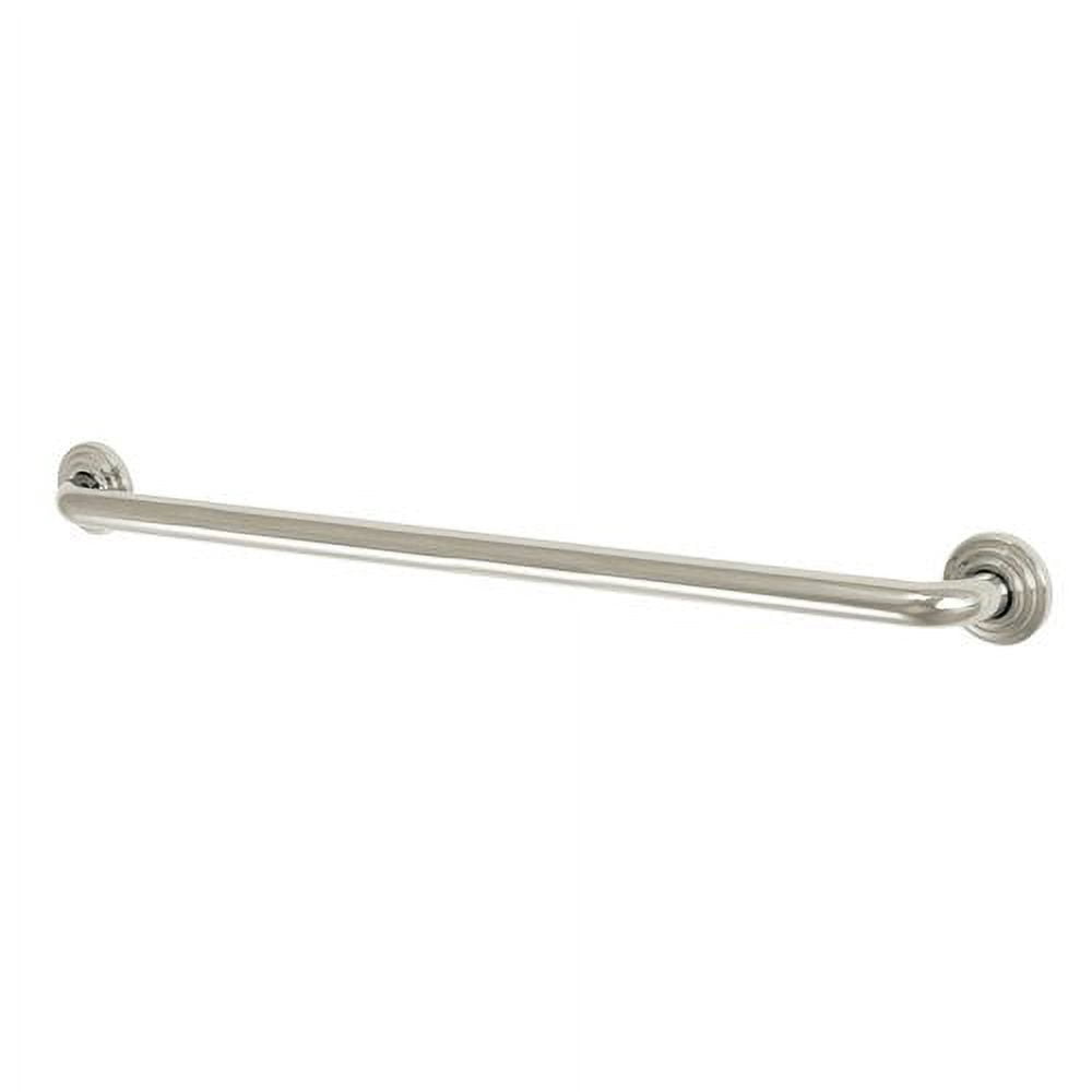 Kingston Brass DR414127 Manhattan 12-Inch Decorative 1-1/4-Inch OD Grab Bar, Brushed Brass