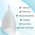 thumbnail image 2 of Blossom Menstrual Cup, Say No to Tampons , Get Blossom Cups for Menstrual Days, Period Cup, Reusable Menstrual Cup, Silicone Cup, 2 of 2