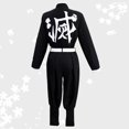 thumbnail image 4 of Anime Demon Slayers Kimetsu No Yaiba Cosplay disfraz Top chaqueta pantalones equipo negro uniforme Unisex ropa de Halloween, 4 of 4