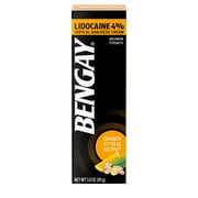 Bengay Pain Relieving Lidocaine Analgesic Cream, Ginger Citrus, 3 oz
