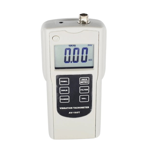Vibration Tester Portable Digital Tachometer AV-160T Piezoelectric Accelerometer for Electronic Stethoscope Bearing Monitor ,Wide Range