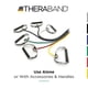 thumbnail image 4 of Tubos de Resistencia THERABAND Negro Profesional con Asas Suaves para Terapia Física y Pilates, 4 of 8