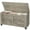 Gray, variant on Yiwa Storage Chest, 39.4" Wooden Storage Bench with 4 Wheels & 2 Safety Hinges, Supports 350 Lbs, Round Corner, U-Shape Cutout, for Entryway, Living Room