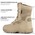 thumbnail image 3 of Botas Tácticas FREE SOLDIER Livianas de Combate 20 cm 10W para Hombre, 3 of 8