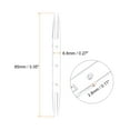 thumbnail image 2 of Uxcell Weaving Knitting Shuttle 85x6.8x2.8mm Plastic Shuttles, Transparent 2 Pack, 2 of 4