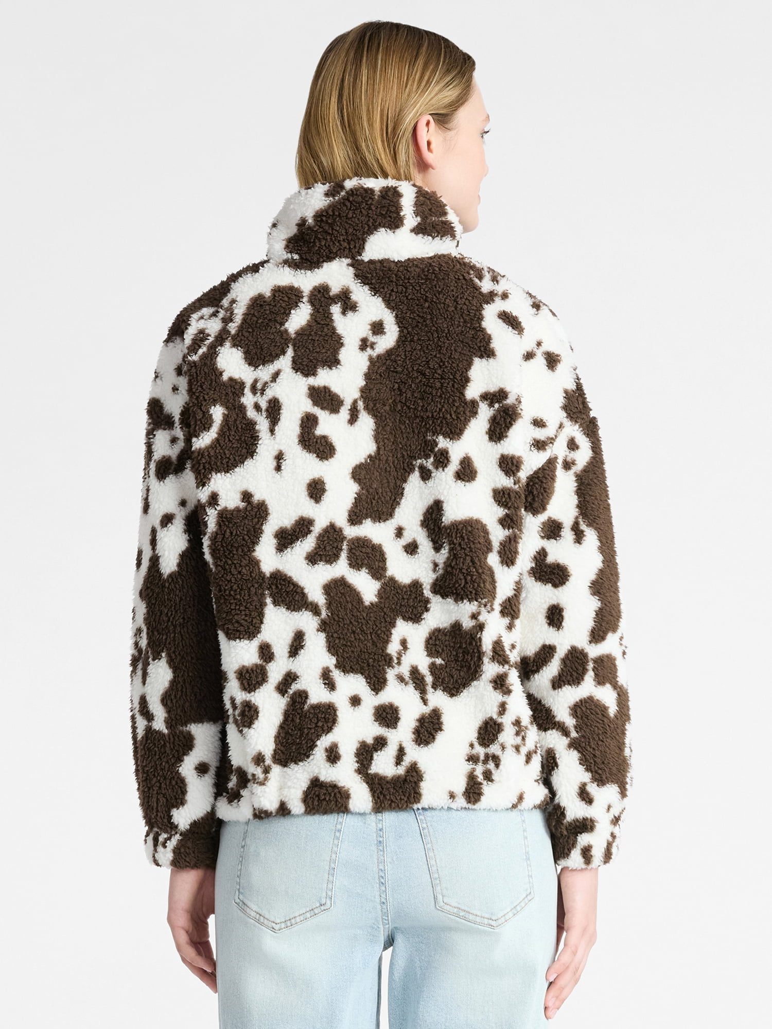 No Boundaries Plush Half-Zip Pullover, Women's and Plus