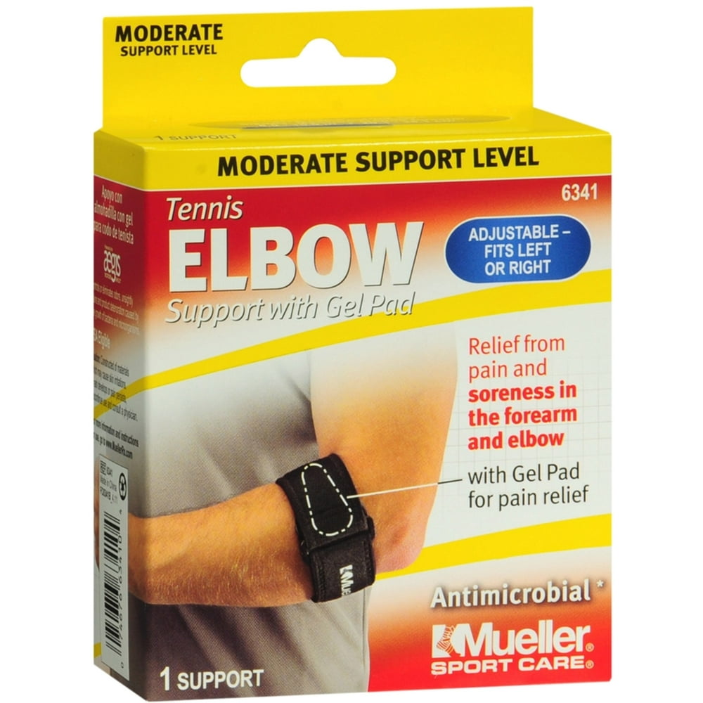 Mueller Sport Care Tennis Elbow Support with Gel Pad One Size 6341 1