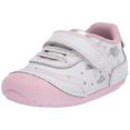 thumbnail image 1 of Stride Rite Girls' SM Adalyn Sneaker, White/Silver, 3.5 M US Big Kid, 1 of 7