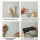 thumbnail image 4 of Estante de ducha de pared sin perforaciones, estante de ducha adhesivo con fuerte adherencia, su opción ideal para un almacenamiento versátil en el baño, la cocina y el dormitorio (2 piezas), 4 of 5