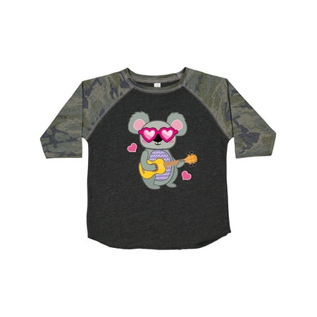 

Inktastic Koala Cute Girls Guitar Outfit Gift Toddler Toddler Girl T-Shirt